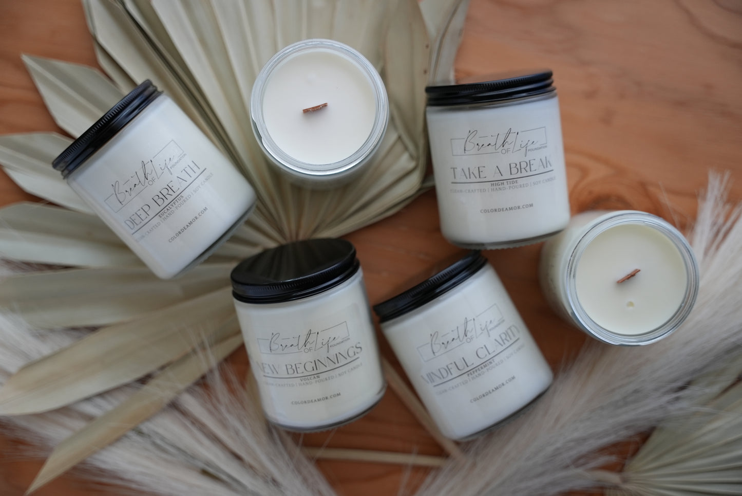 Pedido de velas de la empresa