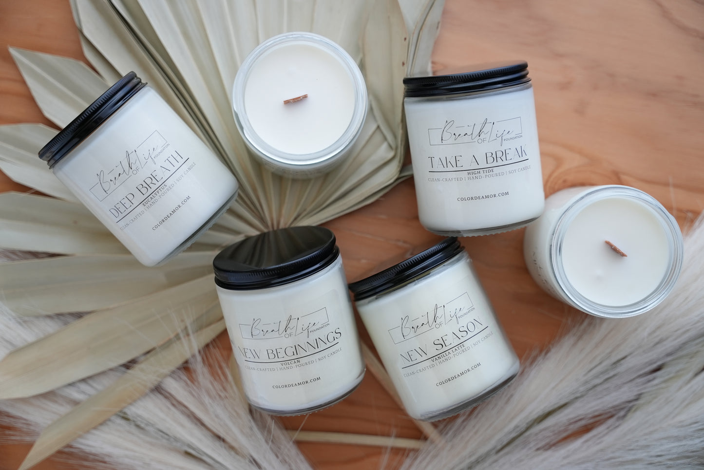 Pedido de velas de la empresa